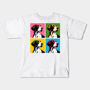 Pointer Pop Art - Dog Lovers Kids T-Shirt